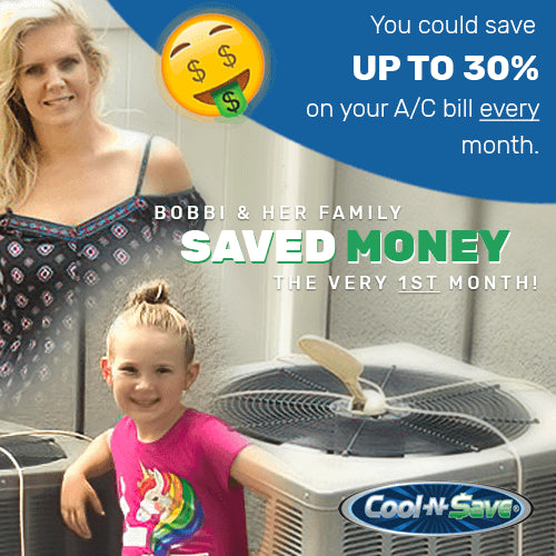 The Original, Patented Cool-n-Save AC Misting Kit